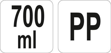 DYSPENSER DO SOSÓW 700ML ŻÓŁTY | YG-00554