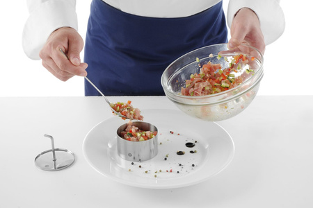 Pierścień kucharsko-cukierniczy okrągły, o wym. 80x45 mm HENDI 512142