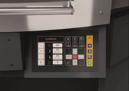 Piec do pizzy elektryczny obrotowy Cuppone Alpha | rotacyjny | jednokomorowy | 8x30 | AO110/1TS