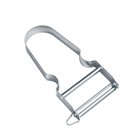 Victorinox obieraczka STAR, rękojeść Inox, ostrze gładkie, srebrna  | HENDI 6.0912