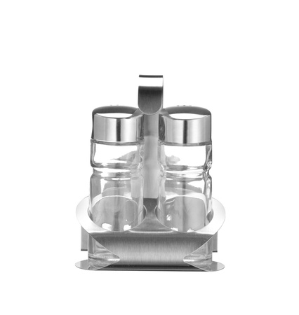 Zestaw do przypraw - 3 elementy: sól, pieprz, serwetnik HENDI 465318