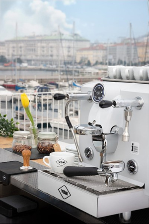 Ekspres kolbowy 2-grupowy | Lollo 2GR White | kolor biały | 4 kW