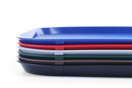 Taca z polipropylenu - FAST FOOD 350x450 czerwona | HENDI 878811