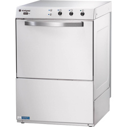 Zmywarko wyparzarka, uniwersalna, dozownik płynu myjącego, pompa zrzutowa, pompa wspomagająca płukanie, P 3.4/4.9 kW, U 230/400 V 801517 STALGAST