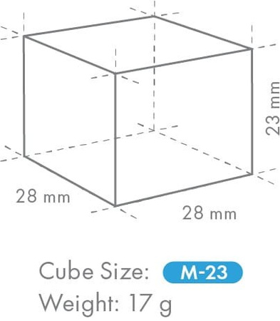 Kostkarka do lodu Hoshizaki IM-13W0PE-23 | 116 kg/24h | chłodzona wodą | kostka sześcian | 28x28x23 mm