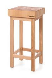 Kloc masarski - drewniany, na podstawie drewnianej, o wym. 500x400 HENDI 505694