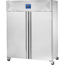 Stainless steel 2 door freezer cabinet, GN 2/1, V 1300 l STALGAST 830145