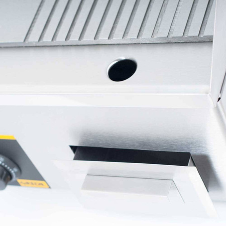 Płyta grillowa 1/2 gładka, 1/2 ryflowana, Gredil, P 3.5 kW, U 230 V STALGAST 745120
