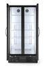 Lodówka barowa 2-drzwiowa, Arktic, 477 l, czarna HENDI 233931
