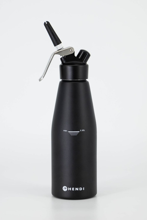 Syfon do bitej śmietany, HENDI, Kitchen Line, 0,95L, czarny, HENDI 588598