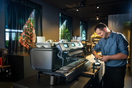 Ekspres kolbowy do kawy Tecnique HX 2GR Bronze | 2-grupowy