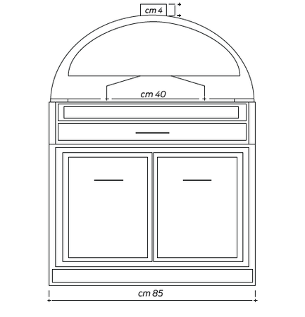 Włoski elektryczny piec do pizzy neapolitańskiej IZZO FORNI IZ2