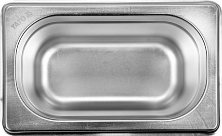 POJEMNIK GASTRONOMICZNY ZE STALI NIERDZEWNEJ GN 1/9 100MM 1L | YG-00296