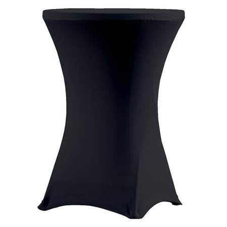 Coctail 80 table cover black TOM-GAST code: V-C80-K