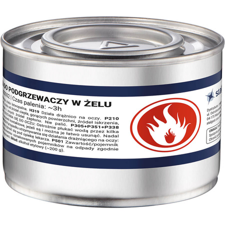 Paliwo do podgrzewaczy (w żelu), karton (48 szt) STALGAST 430048