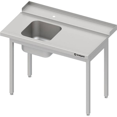 Stół załadowczy(P) 1-kom. bez półki do zmywarki STALGAST 1300x750x880 mm spawany STALGAST MEBLE 984697130S