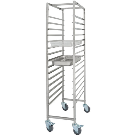 Wózek transportowy ze stali nierdzewnej, Gredil, 15x GN 1/1 STALGAST 662115