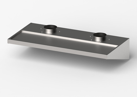 Okap do niskich pomieszczeń, skręcany, Gredil, 2010x1000x400 mm STALGAST 619120