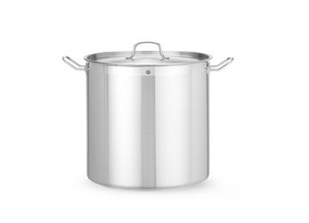 Garnek wysoki z pokrywką Profi Line, poj.37 l, fi.360x(H)360 mm HENDI 832707