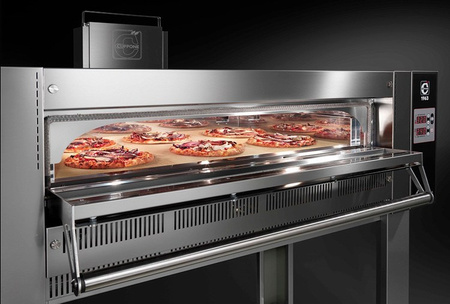 Piec do pizzy Cuppone Giorgione | GR635L/1D | gazowy | 6x36 cm | 18,5 kW | 1590x1130x810 mm