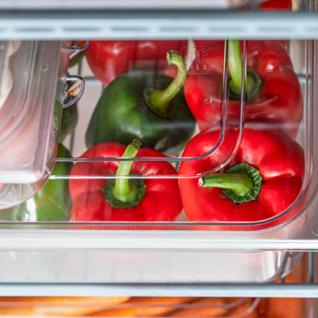 Szafa chłodnicza ze stali nierdzewnej na nożkach, GN 2/1, V 650 l STALGAST 830622