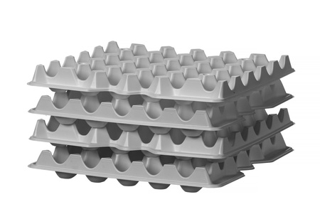 Zestaw 4 tacek na jajka HENDI OVOBOX 120, HENDI 870792