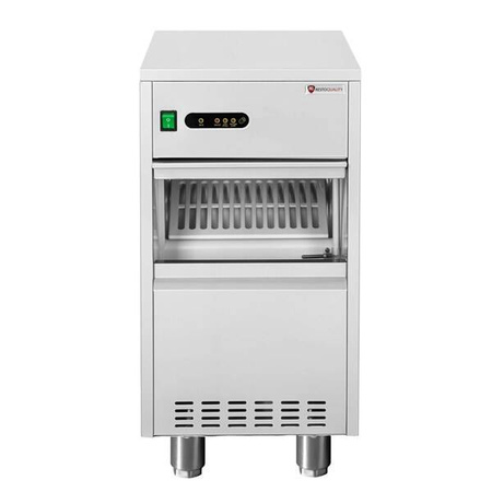 Kostkarka do lodu | 24kg/24h | zasobnik 5kg | czynnik R290 | chłodzona wodą | 330x470x580mm | RESTO QUALITY RQ24W