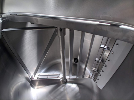 Kocioł warzelny gazowy z mieszadłem | grzanie pośrednie | 48 kW | 500 l | 1320x1330x1180 mm | RQK-501GRM