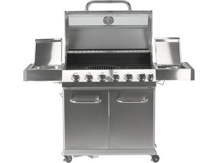 Grill gazowy 6+1 stal nierdzewna 20,5kW YATO YG-20016