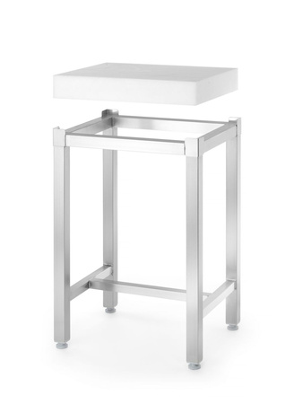 Kloc masarski z polietylenu z podstawą ze stali nierdzewnej, o wym. 5 HENDI 505144