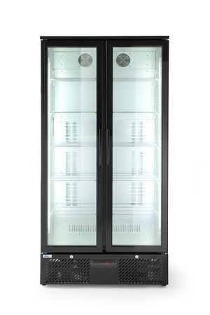 Lodówka barowa 2-drzwiowa, Arktic, 477 l, czarna HENDI 233931