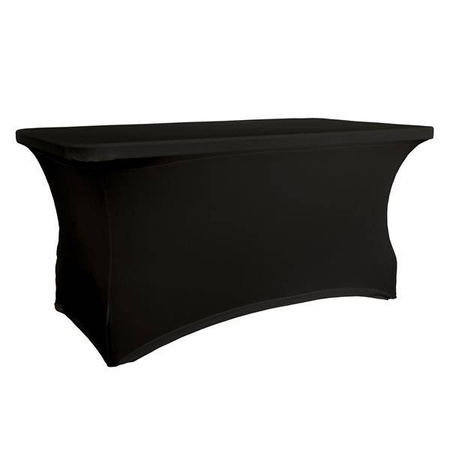 Rechteckige Tischdecke Länge. 182,9 cm schwarz TOM-GAST Code: V-P180-K