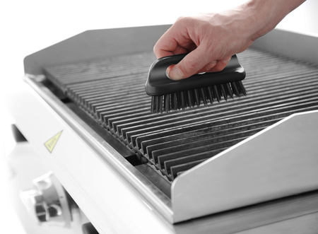 Szczotka do grilla krótka 150x55 mm HENDI 525562