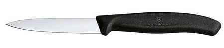 Victorinox Swiss Classic Nóż do jarzyn, gładki, 8 cm, czarny  | HENDI 6.7603