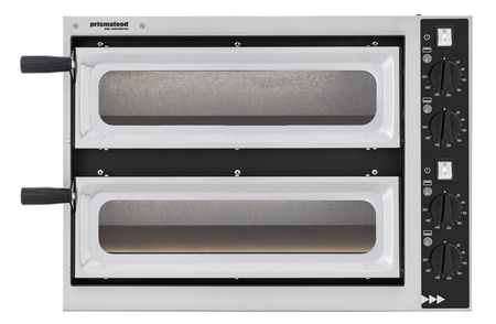 Piec do pizzy Basic 2/40 VETRO, 2-poziomowy HENDI 226674