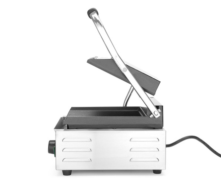 Grill kontaktowy pojedynczy - góra i dół ryflowane HENDI 263501