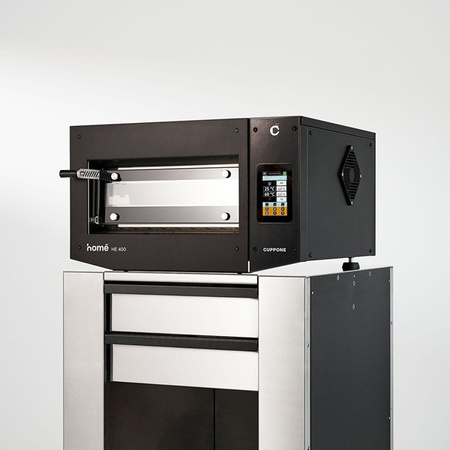 Piec do pizzy elektryczny Cuppone Home HE 400 | jednokomorowy | panel dotykowy | 400x400 mm | HE400/1 TS/FN | czarny
