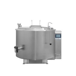 Kocioł warzelny gazowy z grzaniem pośrednim | opcja mieszadła | ekran dotykowy | 48 kW | 300 l | 1320x1330x940 mm | RQK-305GR