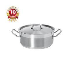 Garnek niski z pokrywką Profi Line, poj.12 l, fi.320x(H)150 mm HENDI 830604