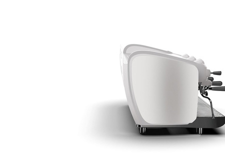 Ekspres kolbowy 3-grupowy | Black Moon 3GR White | kolor biały | 5 kW