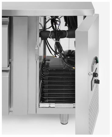 Stół chłodniczy z 4 szufladami i agregatem bocznym