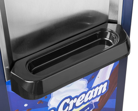 Maszyna do lodów włoskich | automat do lodów soft | 2 smaki + mix | nocne chłodzenie | niebieska | 2x6l | RESTO QUALITY RQ208C-B