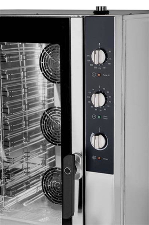 Piec konwekcyjno-parowy VS DA 010E | 10x 600x400 mm | 10x GN1/1 | sterowanie manualne