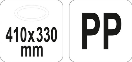 TACA KELNERSKA PROSTOKĄTNA 430x300MM PP | YG-02105