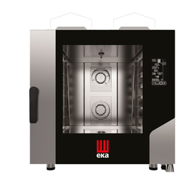 Piec konwekcyjno - parowy Millennial Black Mask BAKERY 6 x 600 x 400 gazowy, z bezpośrednim natryskiem, sterowany elektronicznie HENDI MKF664GBM