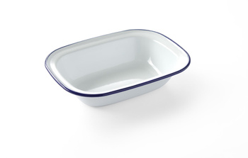 Naczynie prostokątne emaliowane 215x160 mm HENDI 621219