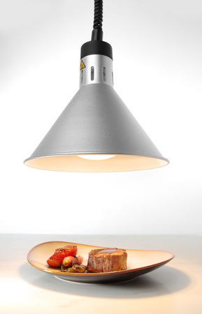 Lampa do podgrzewania potraw - wisząca, stożkowa, średnica 275x(H HENDI 273869