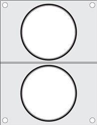 Matryca do zgrzewarki Hendi na dwa pojemniki do zupy fi 115 mm HENDI 805633