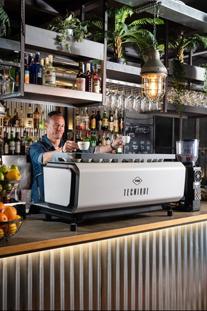 Ekspres kolbowy do kawy Tecnique HX 2GR Steel | 2-grupowy