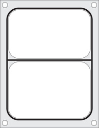 Matryca do zgrzewarki T-REX M-C-S oraz B190/192 STRONG  na tackę HENDI 805466